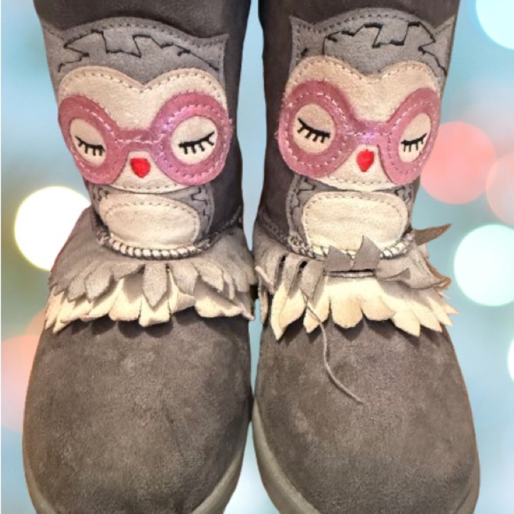 Jumping Beans Gray and Pink Boots for Fun Adventures